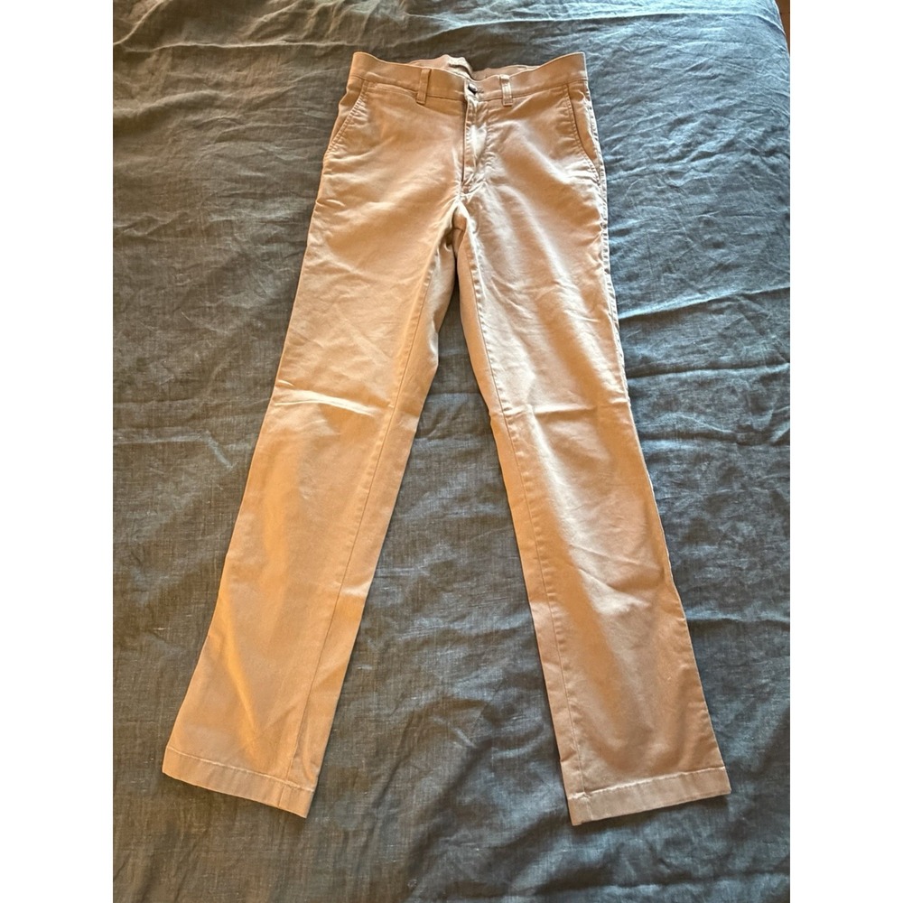 Duck Head Gold School Chino Pants Mens 28x32 Khaki Tan Straight Leg Trousers